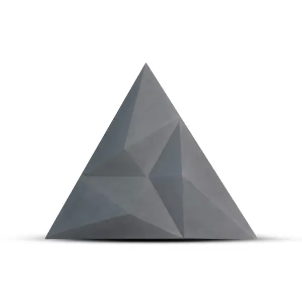 Panneau mural décoratif en GRC / GRG au motif géométrique Triangle moderne, idéal pour sublimer vos façades et intérieurs avec élégance et durabilité.