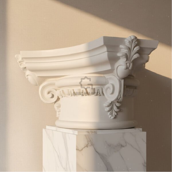 Panneau mural décoratif en GRC / GRG au motif géométrique hexagonal moderne, idéal pour sublimer vos façades et intérieurs avec élégance et durabilité.