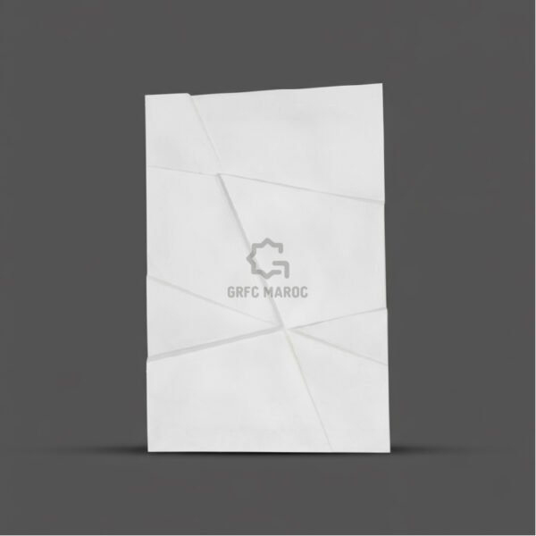 Panneau mural décoratif en GRC / GRG au motif géométrique hexagonal moderne, idéal pour sublimer vos façades et intérieurs avec élégance et durabilité.