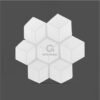 Panneau mural décoratif en GRC / GRG au motif géométrique hexagonal moderne, idéal pour sublimer vos façades et intérieurs avec élégance et durabilité.