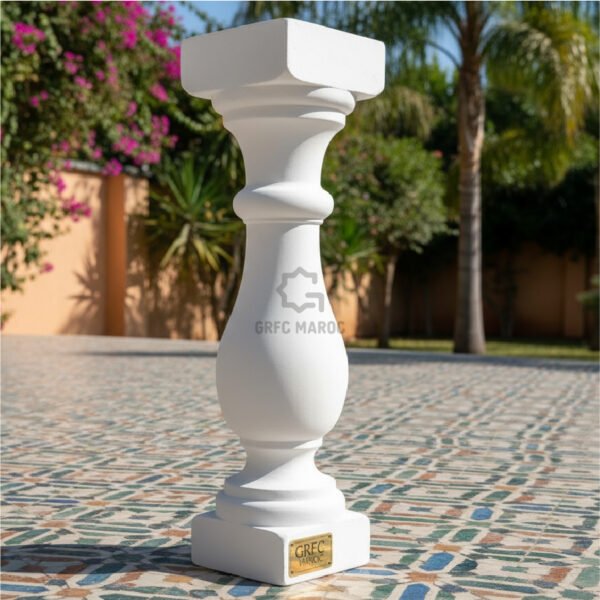 Panneau mural décoratif en GRC / GRG au motif géométrique hexagonal moderne, idéal pour sublimer vos façades et intérieurs avec élégance et durabilité.