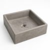 Vasque en béton GRC , Lavabo moderne en béton architectural - FORME CARRÉE