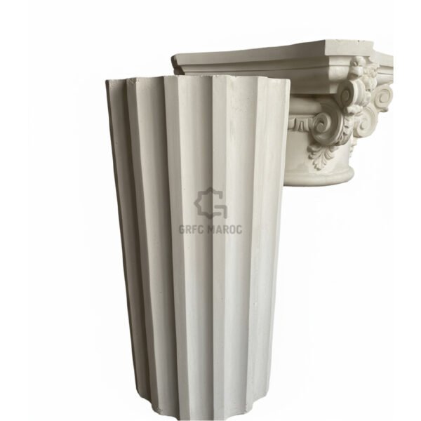 Panneau mural décoratif en GRC / GRG au motif géométrique hexagonal moderne, idéal pour sublimer vos façades et intérieurs avec élégance et durabilité.