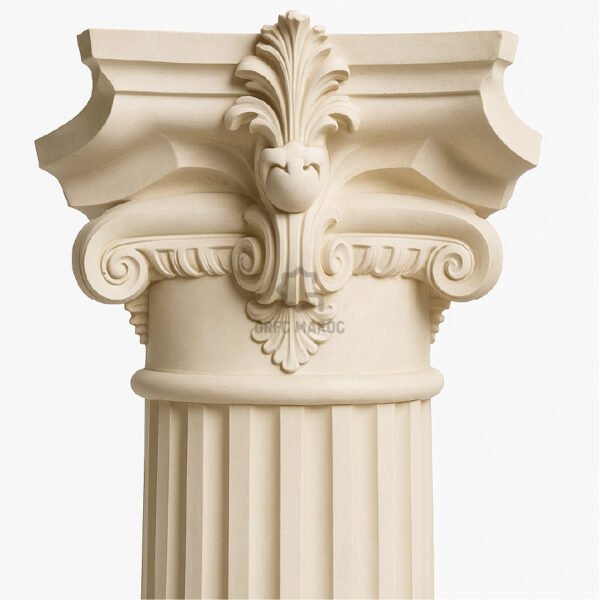 Panneau mural décoratif en GRC / GRG au motif géométrique hexagonal moderne, idéal pour sublimer vos façades et intérieurs avec élégance et durabilité.